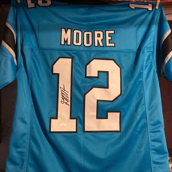 Signed DJ Moore Carolina Panthers Jersey